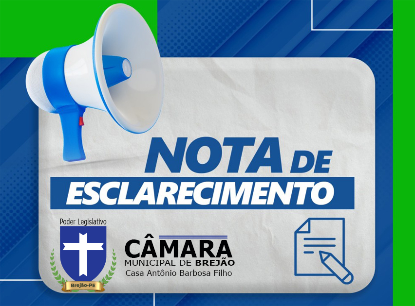 Imagem da notícia 🏛️ Nota Oficial de esclarecimento